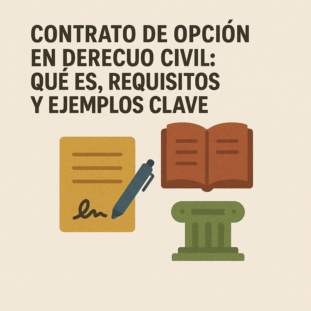 Contrato de Opción en Derecho Civil: Qué es, Requisitos y Ejemplos Clave