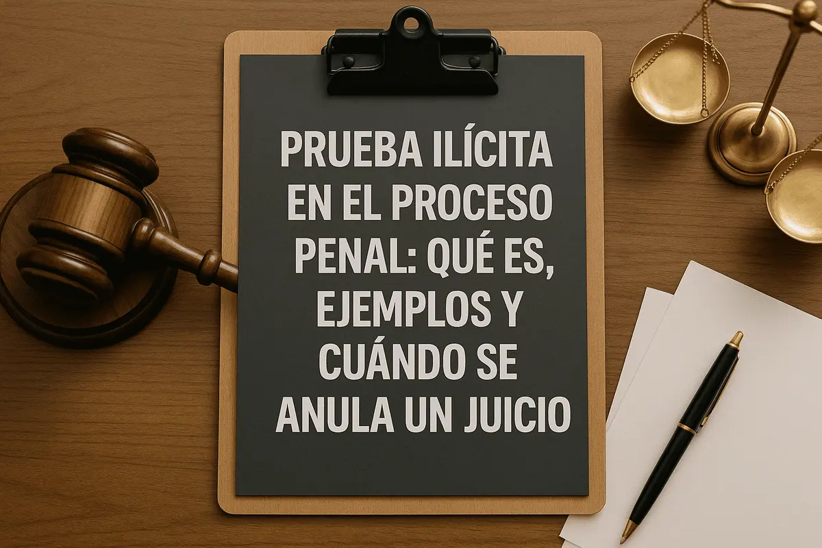 Prueba Ilícita en el Proceso Penal: Qué es, Ejemplos y Cuándo se Anula un Juicio